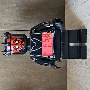 LEGO Star Wars Darth Maul 9" Minifigure Digital Alarm Clock